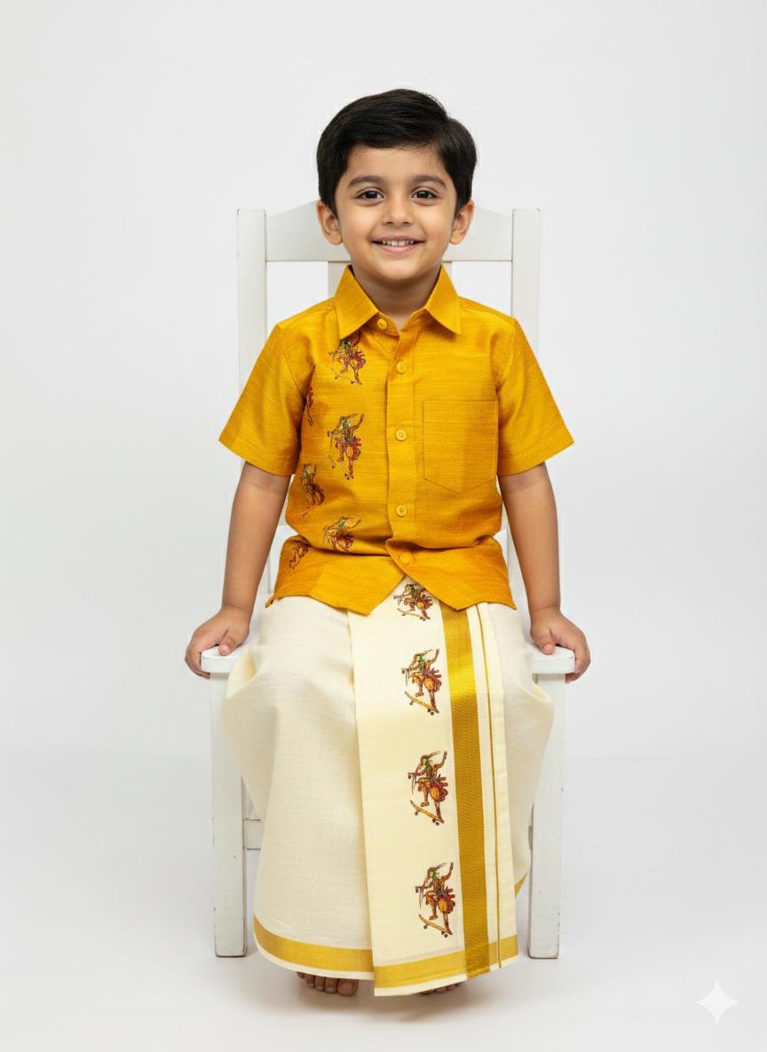 Yellow colour with kathakali skate design